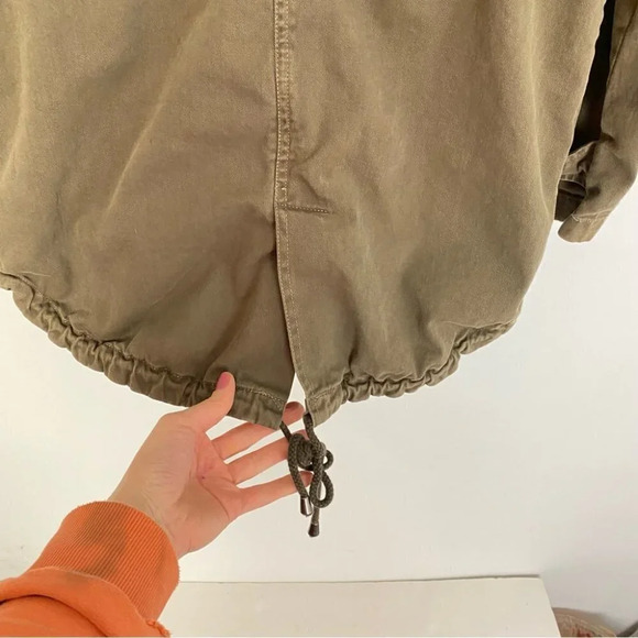 Velvet x Graham & Spencer Light Weight Army Utility Jacket Womens Small Green - Picture 11 of 14